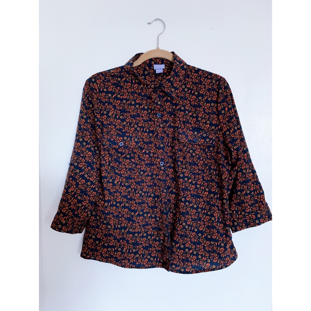 Floral long sleeve blouse